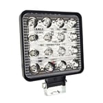 LED-työvalaisin IP67 2000lm 16 LED suuri 12-24V