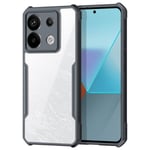 XUNDD för Xiaomi Redmi Note 13 Pro 5G Skal Fodral Akryl + TPU Svart