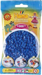 SACHET DE 1000 PERLES A REPASSER HAMA MIDI BLEU FONCE - LOISIRS CREATIFS - 207-0