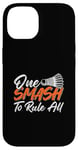 iPhone 14 Badminton Player Love Game One Smash to Rule All Case