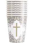 8 stk Flotte Papkrus med Guldkors 270 ml - Gold Cross