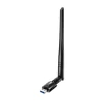 Trådlöst WiFi USB-nätverkskort med Dual Band 2.4GHz/5GHz 1300Mbps