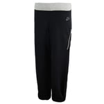 Nike Childrens Unisex Sportswear Stretch Waist Bottoms Black Kids Track Pants 411876 010 Cotton - Size Medium