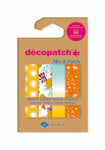 Décopatch DP034C - Une Pochette de 4 Feuilles Décopatch - Dimensions : 30 x 40 cm - Papiers imprimé, Motifs enfants - Mix & Patch - A partir de 5 ans, DIY, création, rénovation, activité créative