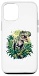 Coque pour iPhone 12/12 Pro Jurassic World - Tyrannosaure Rex - Portrait de dinosaure