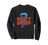 Betty Boop Red And Blue Sitting Pose Sweatshirt