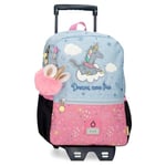 Enso Dreams come true Preschool Backpack with Trolley Multicolor 25x32x12 cms Polyester