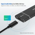 USB3.1 To M.2 For NVME HDD Enclosure For 98 / Se / Me / 2000 / XP / MPF