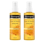 2x Neutrogena Clear and Soothe Toning Mist For Spot-Prone 125 ml