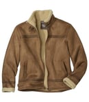 ATLAS FOR MEN Blouson Suédine Doublé Sherpa