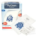 8 X Genuine Miele Gn Hyclean Vacuum Hoover Dust Bags C2 C3 Cat & Dog + 4 Filters