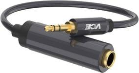 Câble Adaptateur Jack Stéréo Audio Doré Rallonge Jack Audio 3.5 Mm Mâle Vers 6.35 Mm Femelle 20Cm