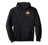 Funny Norwegian Buhund Puppy Dog In Pocket Cute Pet Lover Pullover Hoodie