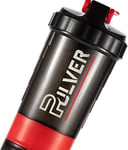 Pulver | Luxe Shake Tasse Rouge | 2 compartiments | 0,75L implique | Coupe de secousse de gym | Gourde Fitness | Boîtes supplémentaires | Shaker