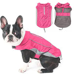 Morezi Dog Warm Coats Jackets Waterproof Coats with Harness Hole Puppy Coat for Small Medium Dogs - Pink - XXXL