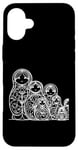 Coque pour iPhone 16 Plus Poupées russes à dessin artistique en une ligne