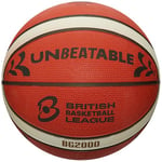 Molten Ballon de Basketball | imbattable B7G2000 | Réplique Officielle du Ballon de Match de la BBL British Basketball League | Caoutchouc de qualité supérieure | Intérieur et extérieur | Taille 7 |