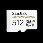 SanDisk High Endurance Micro SDXC -kortti 512GB