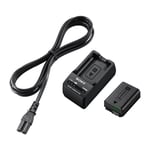 Sony ACC-TRW Travel Charger -laddare + NP-FW50 -batteri