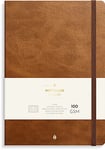 Notatbok Burde Deluxe B5 cognac