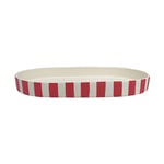 OYOY Toppu Oval Decoration Tray Cherry Red