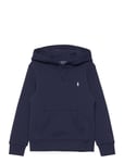 Ralph Lauren Kids Seasonal Fleece-Ls Po Hood-Tp-Knt Marinblå