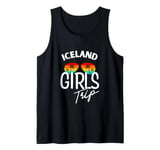 Iceland Girls Trip Travel Vacation Womens Iceland Tank Top