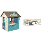 Smoby - Maison Sweety Corner - Cabane de Jardin Enfant - Thème Goûter & Sonnette Electronique - Accessoire de Maison Smoby - Plein Air - Dès 2 Ans - Gris - 810917