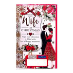 Simon Elvin With Love To My Wife Snowflake Christmas Card (Pack of 6)