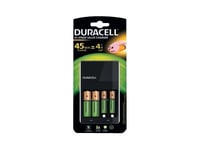 Duracell Cef14 - 4 H Batteriladdare - (För 4Xaa/Aaa) - Med 2 X Aa 1300 Mah Batterier Och 2 X Aaa 750 Mah