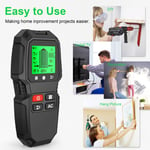 5 In 1 Stud Detector Clear LCD Screen Wall Stud Finder 5 Scanning Modes For