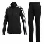 Naisten verkkapuku Adidas Three Stripes Musta (Koko: 2XS)