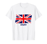 Vintage Lovers Union Jack Flag City Wigan T-Shirt