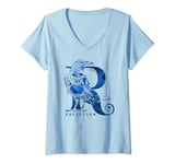 Harry Potter Ravenclaw R Logo T-Shirt avec Col en V