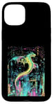 Coque pour iPhone 15 Plus Cyberpunk Dragon Design Fantasy Art et Sci-Fi Fans Unique