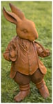 Mr Rabbit Garden Ornament Large 'The Wind In The Willows' - Cold Cast Iron