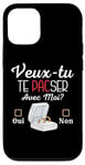 Coque pour iPhone 12/12 Pro Veux Tu Te Pacser Avec Moi Demande Pacs Originale Pacsé