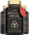 Apple Cider Vinegar with Mother Capsules - plus Zinc & Probiotics - 60 Tablets