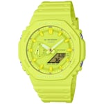 Casio G-shock Unisex's Yellow Watch GA-2100-9A9ER - One Size