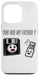 Coque pour iPhone 13 Pro Disquette vers clé USB 90s 00s Ordinateur Drôle Geek Joke