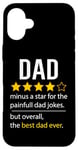 Coque pour iPhone 16 Plus Drôle papa fête des pères blague humour papa fils fille papa papa papa