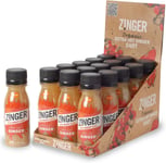 Zinger extra hot ginger shot (Pack of 15 x 70ml). Organic plant based shot with