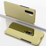 Conu Pour Huawei P30 Pro Case Miroir De Galvanoplastie Horizontale Flip Coating Cover Coffre Avec Support Cas De Téléphone Mobile Color Gold