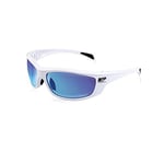 M et P Accessoires Unisexe 1108264-ssi Whitehawk complète Ferme Lunettes de tir, Blanc/Bleu