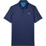 Lacoste Regular Fit UV Protect Golf Polo T-skjorte Herre - Marinen - str. L