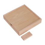 Square Maple Kannettava Drive Storage Wood Box USB2.0 Flash Memory U Disk 64G