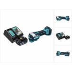 DTM52RT1 Découpeur-ponceur multifonction sans fil 18V Starlock Max Brushless + 1x Batterie 5,0 Ah + Chargeur - Makita