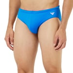 Emporio Armani Men's Essential Eagle Logo Swim Brief, Royal Blue, 54