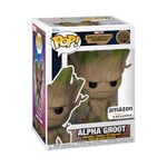 Funko Pop! Marvel: Guardians Of the Galaxy3- Alpha Groot - Guardians Of the Galaxy 3 - Amazon Exclusive - Collectable Vinyl Figure - Gift Idea - Official Merchandise - Toys for Kids & Adults