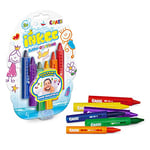 INKEE Crayon - Crayons de Bain pour Surface céramique, Feutres lavables pour Bain moussant Enfant, 6 Couleurs